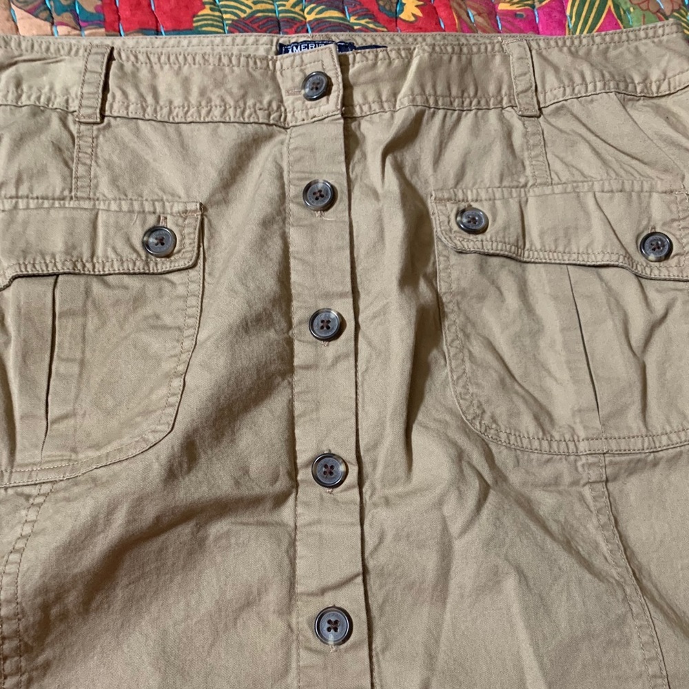 Khaki skirt